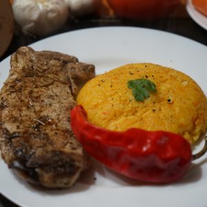 CHULETA DE CERDO AL DISCO